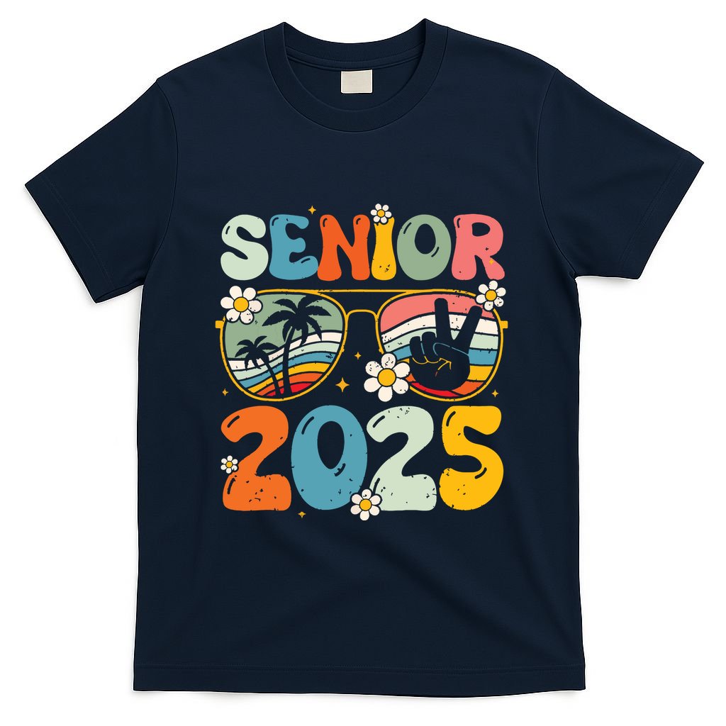 Retro Senior 2025 Back To School Class Of 2025 Graduation T-Shirt