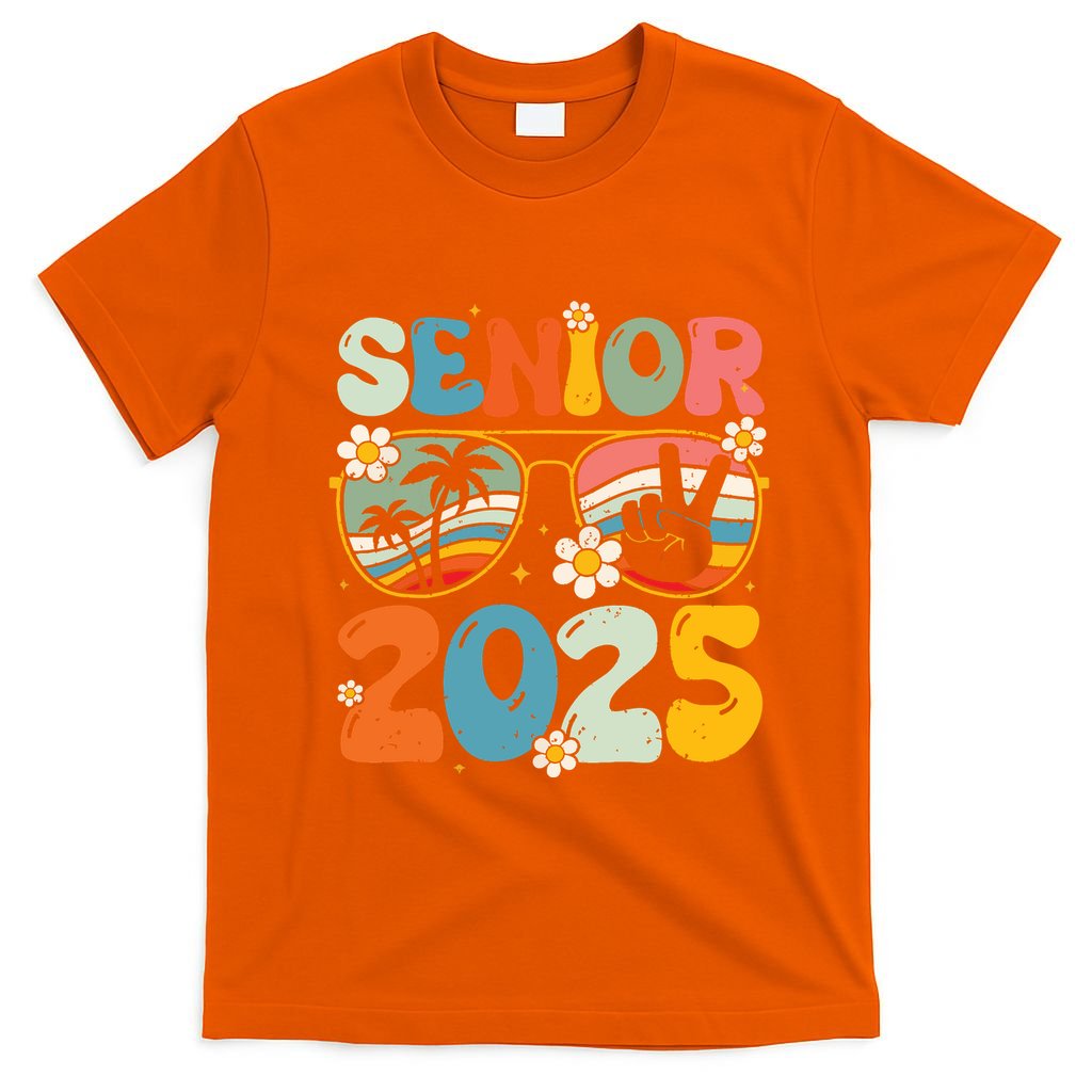Retro Senior 2025 Back To School Class Of 2025 Graduation T-Shirt