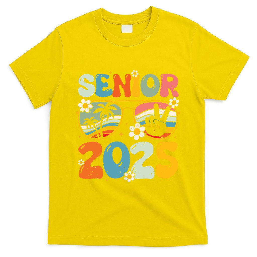 Retro Senior 2025 Back To School Class Of 2025 Graduation T-Shirt