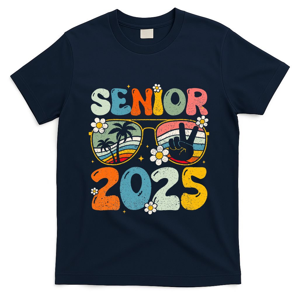 Retro Senior 2025 Back To School Class Of 2025 Graduation T-Shirt