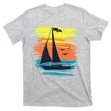 Retro Sail Boat Sailing Graphic T-Shirt