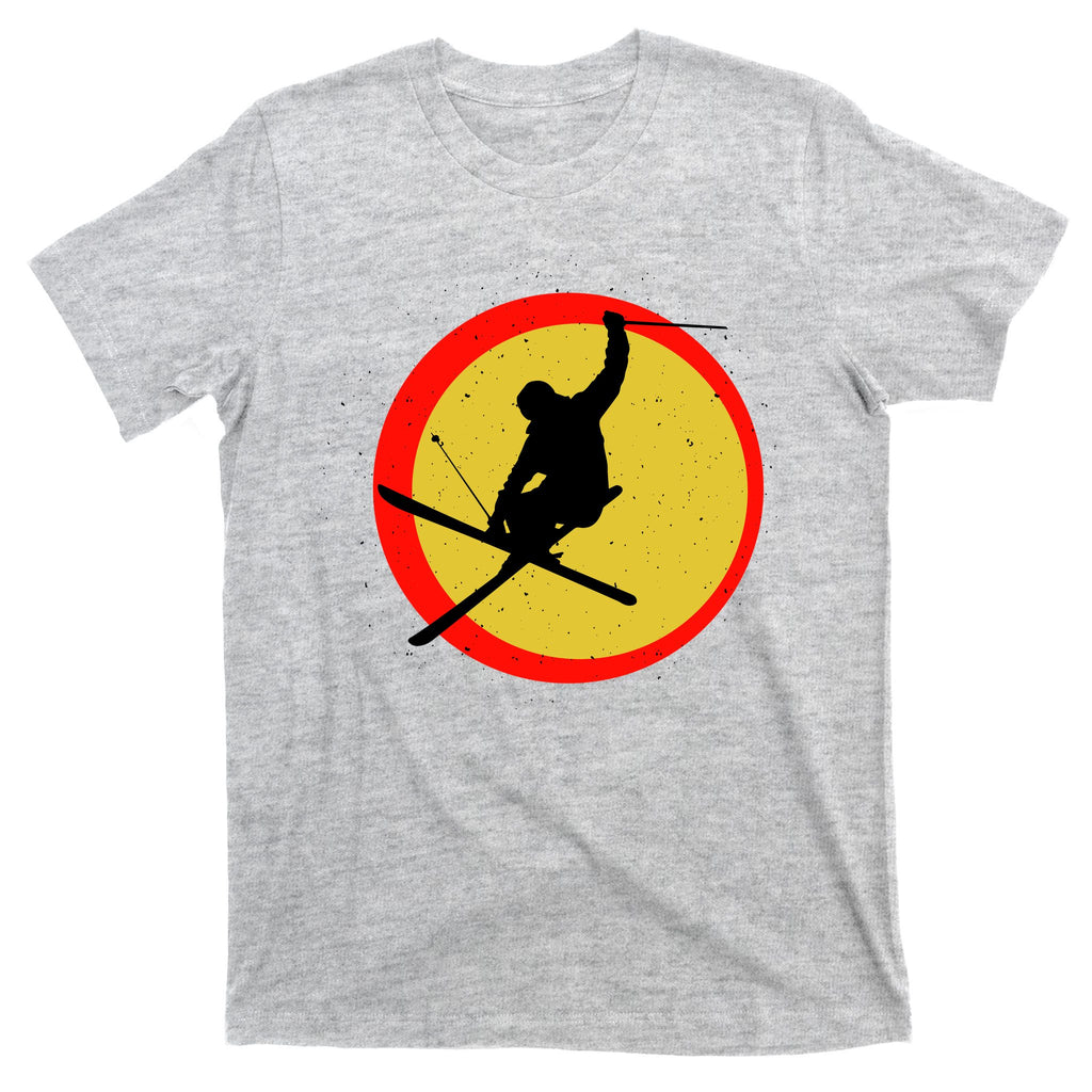 Retro Skiing Logo T-Shirt