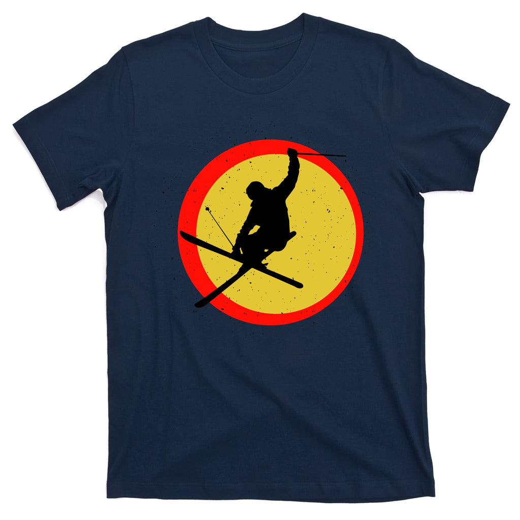 Retro Skiing Logo T-Shirt