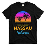 Retro Sunset Nassau Bahamas Beach Trip Vacation Summer Group T-Shirt