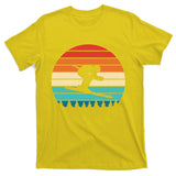 Retro Ski Sunset Vintage Sport T-Shirt