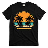 Retro Summer Sunset Vibe Vacation Beach Life T-Shirt