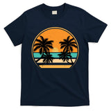 Retro Summer Sunset Vibe Vacation Beach Life T-Shirt