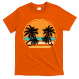 Retro Summer Sunset Vibe Vacation Beach Life T-Shirt