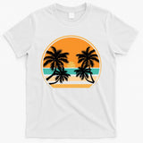 Retro Summer Sunset Vibe Vacation Beach Life T-Shirt