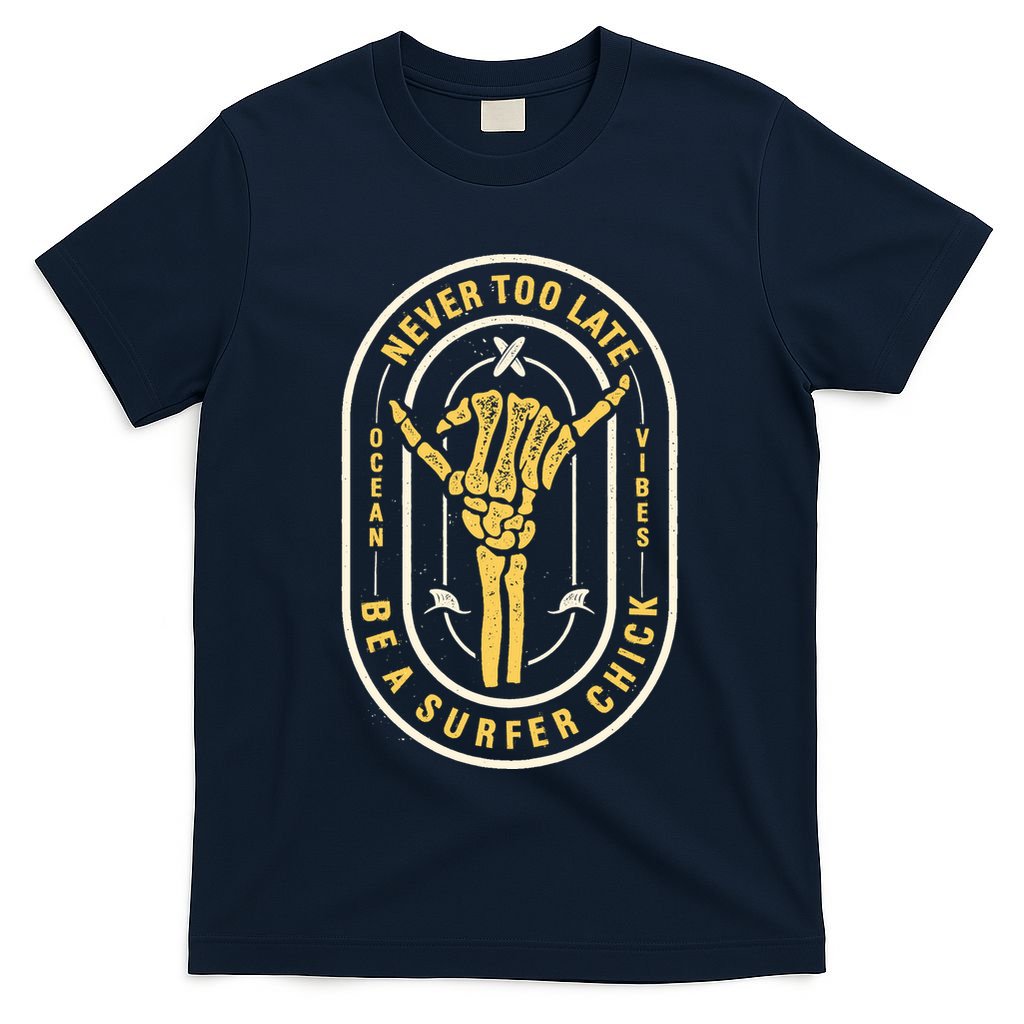 Retro Surfing Summer Logo T-Shirt
