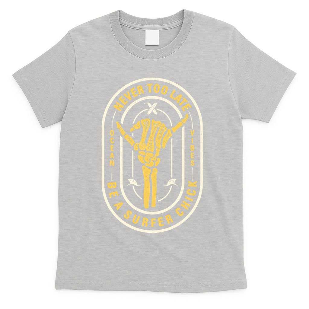 Retro Surfing Summer Logo T-Shirt