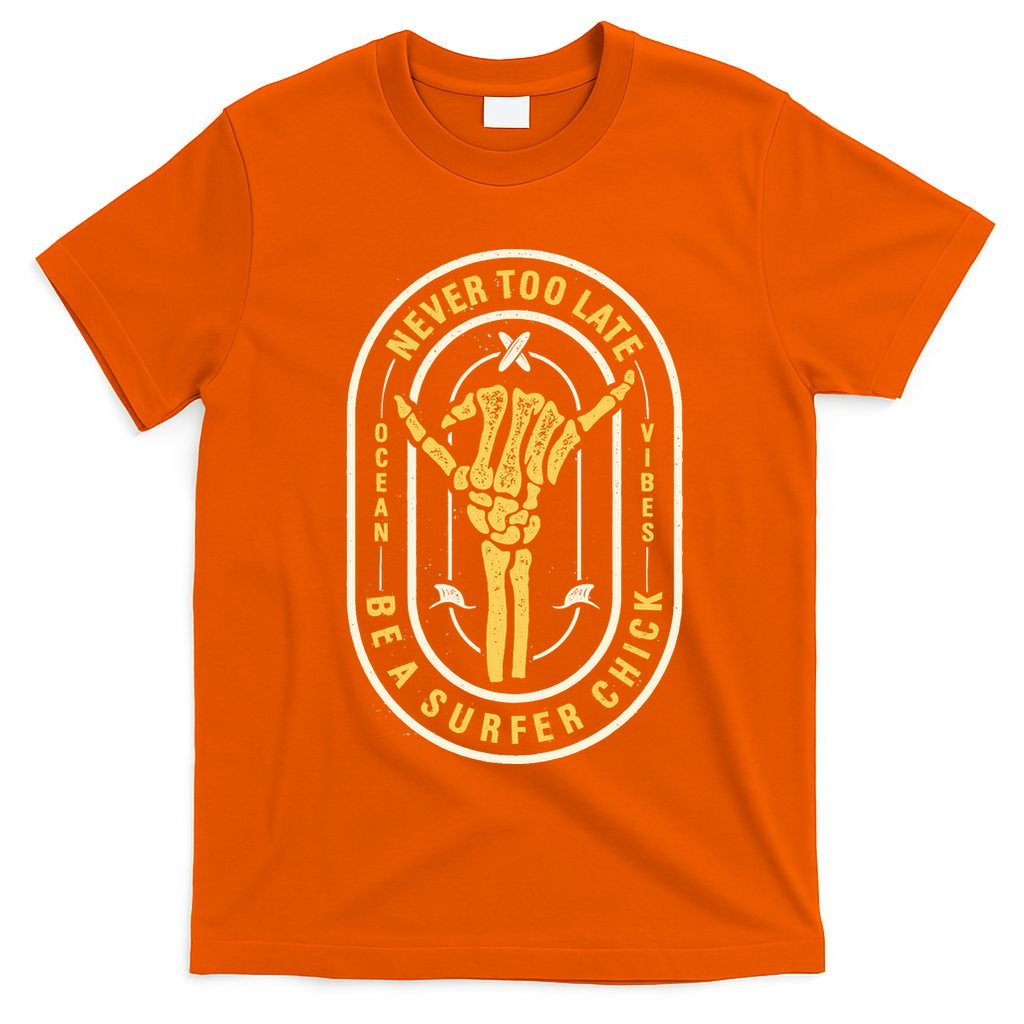 Retro Surfing Summer Logo T-Shirt