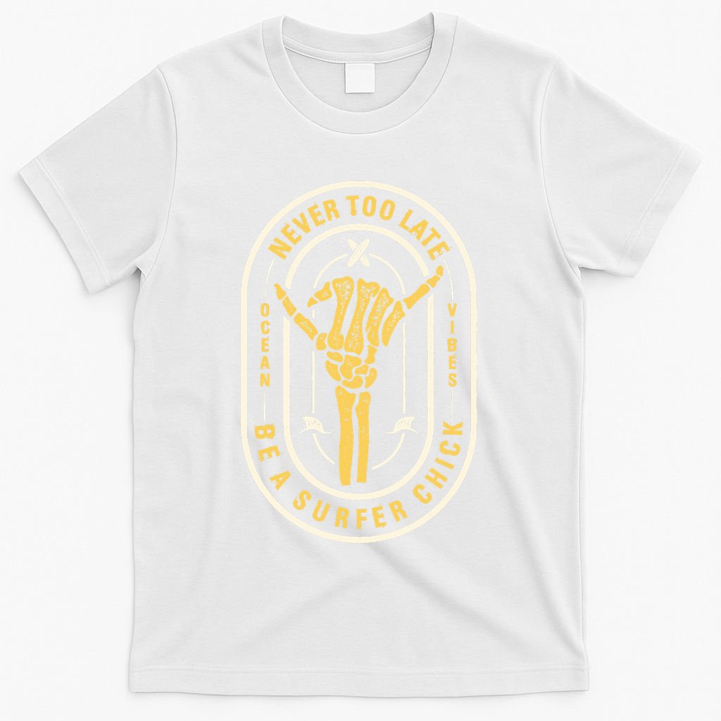 Retro Surfing Summer Logo T-Shirt