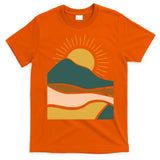 Retro Sunset Summer Graphic Design T-Shirt