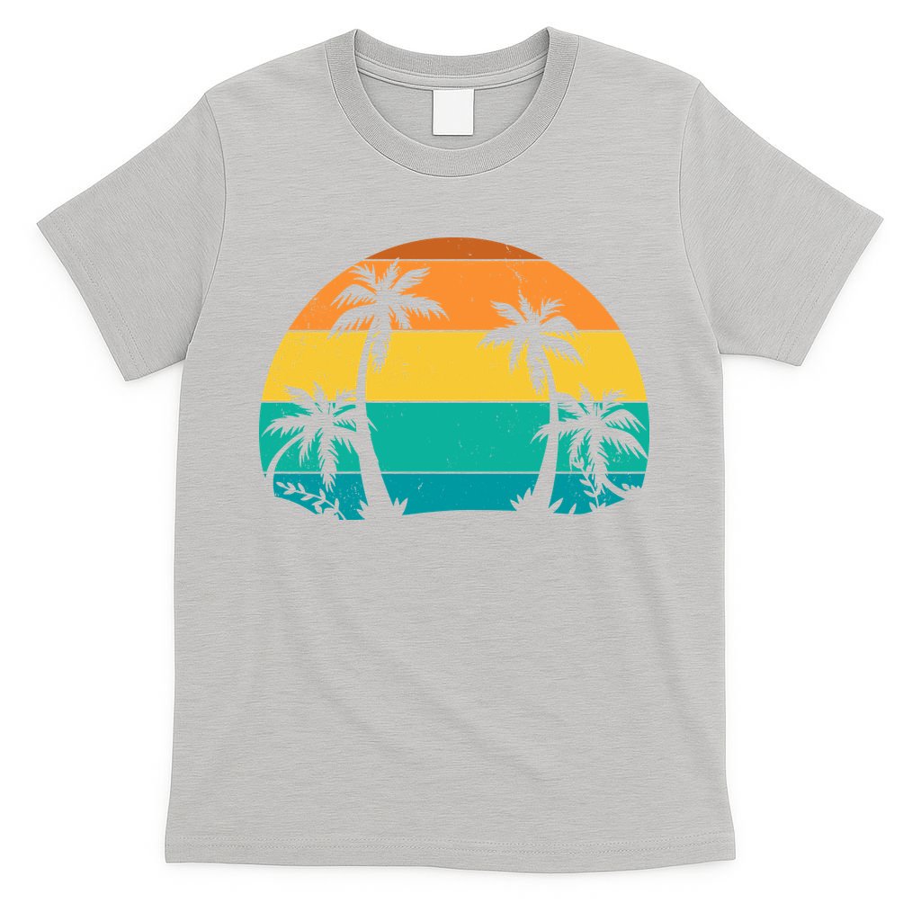 Retro Summer Tropical Beach T-Shirt