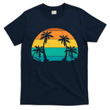 Retro Summer Tropical Beach T-Shirt