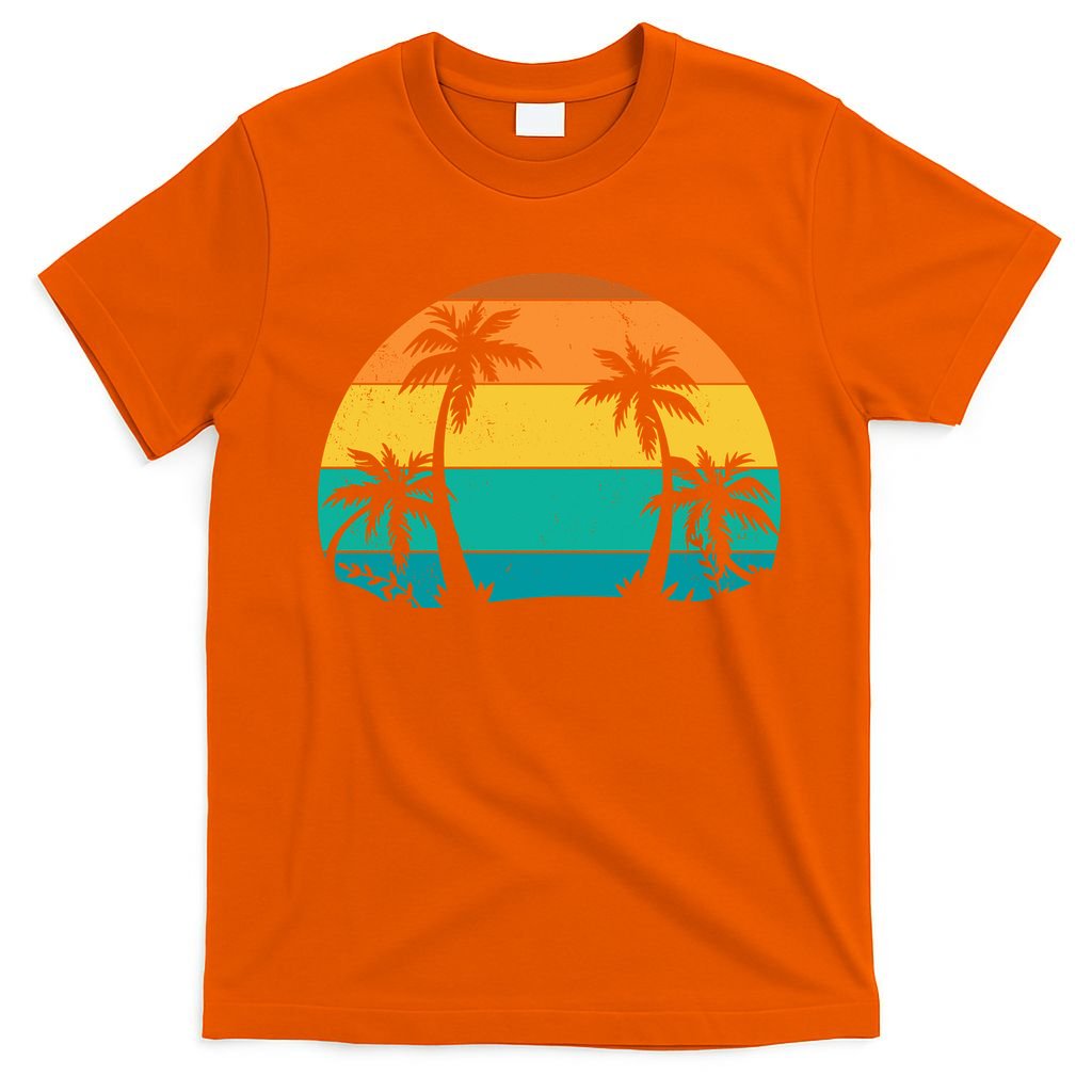Retro Summer Tropical Beach T-Shirt