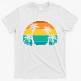 Retro Summer Tropical Beach T-Shirt