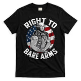 Right To Bare Arms 4th Of July Gym George Washington T-Shirt