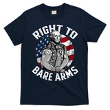 Right To Bare Arms 4th Of July Gym George Washington T-Shirt