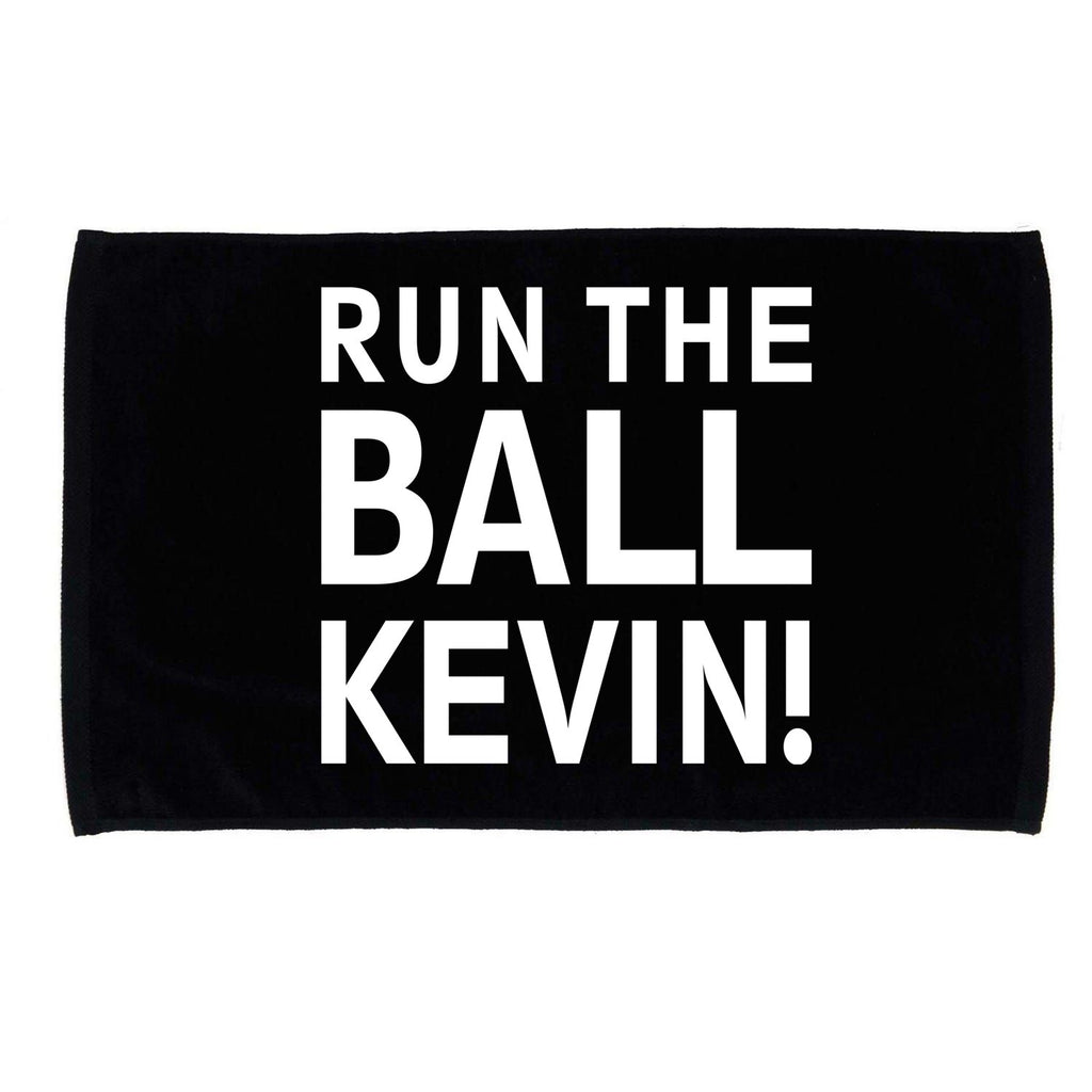 Run The Ball Kevin Funny Football Fan Meme Microfiber Hand Towel