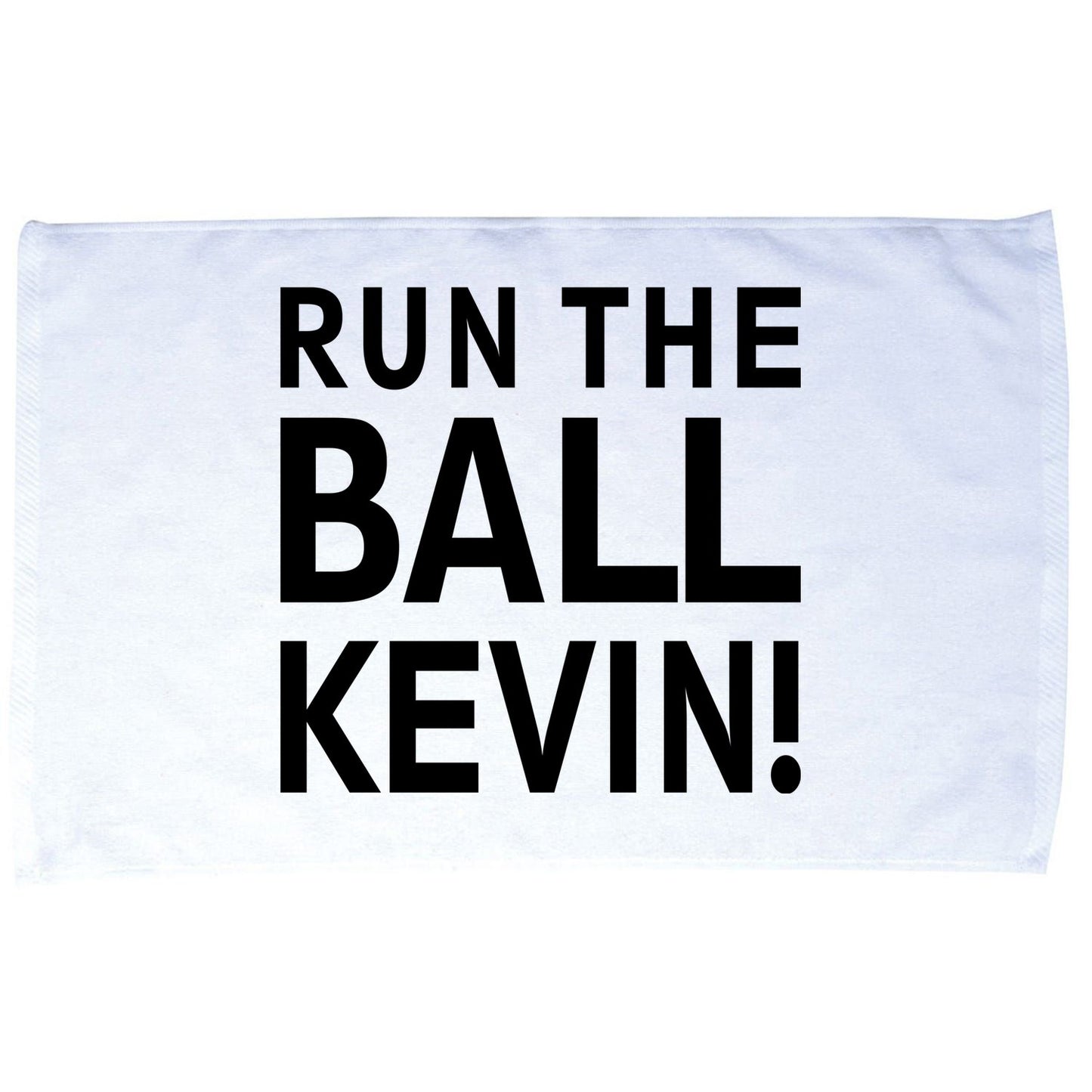 Run The Ball Kevin Funny Football Fan Meme Microfiber Hand Towel
