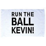 Run The Ball Kevin Funny Football Fan Meme Microfiber Hand Towel