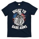 Right To Bare Arms 4th Of July Funny Gym Workout T-Shirt