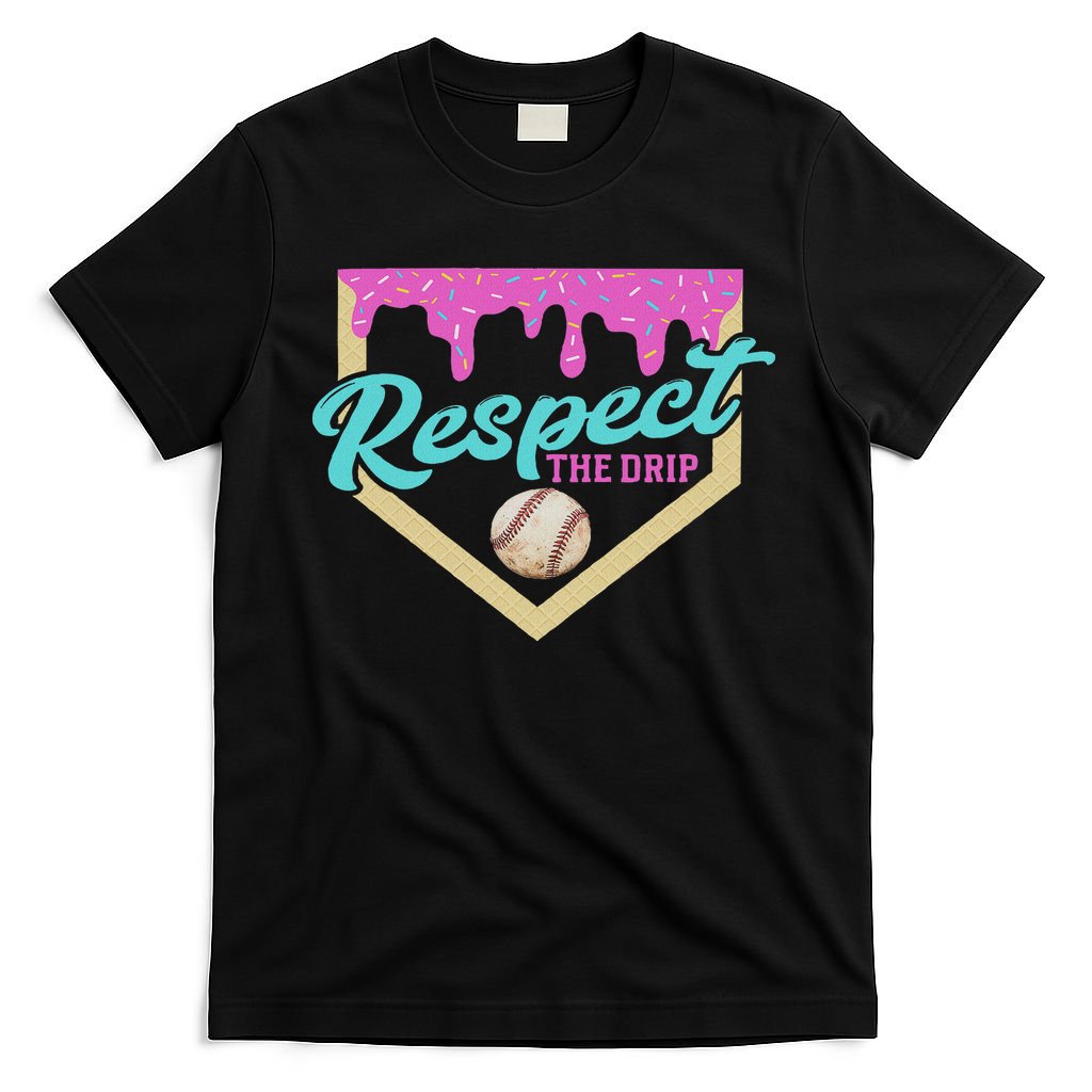 Respect The Drip Ice Cream Dripping T-Shirt