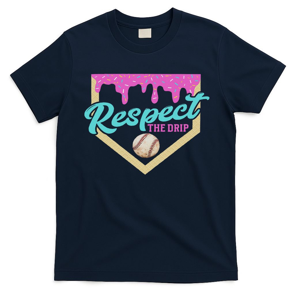 Respect The Drip Ice Cream Dripping T-Shirt