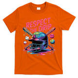 Respect The Drip Baseball Bat Ice Cream Drip T-Shirt