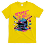 Respect The Drip Baseball Bat Ice Cream Drip T-Shirt