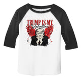 Retro Trump Is My Valentine Trump ValentineS Day Toddler Fine Jersey T-Shirt