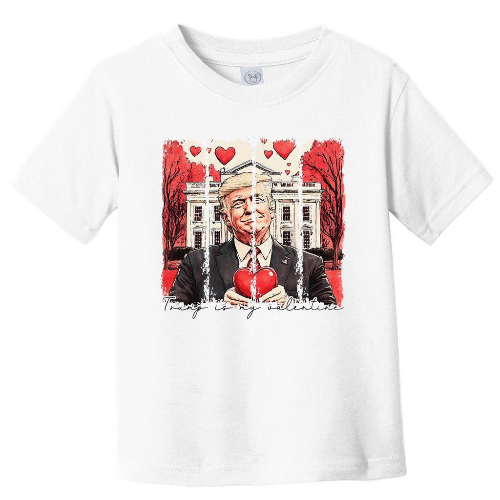Retro Trump Is My Valentine Trump ValentineS Day Toddler T-Shirt