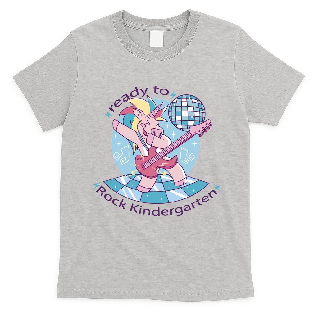 Ready To Rock Kindergarten Unicorn Back To School T-Shirt