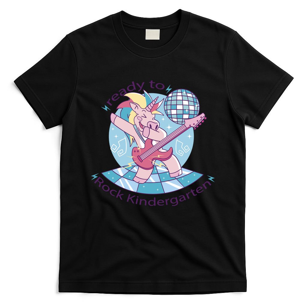 Ready To Rock Kindergarten Unicorn Back To School T-Shirt