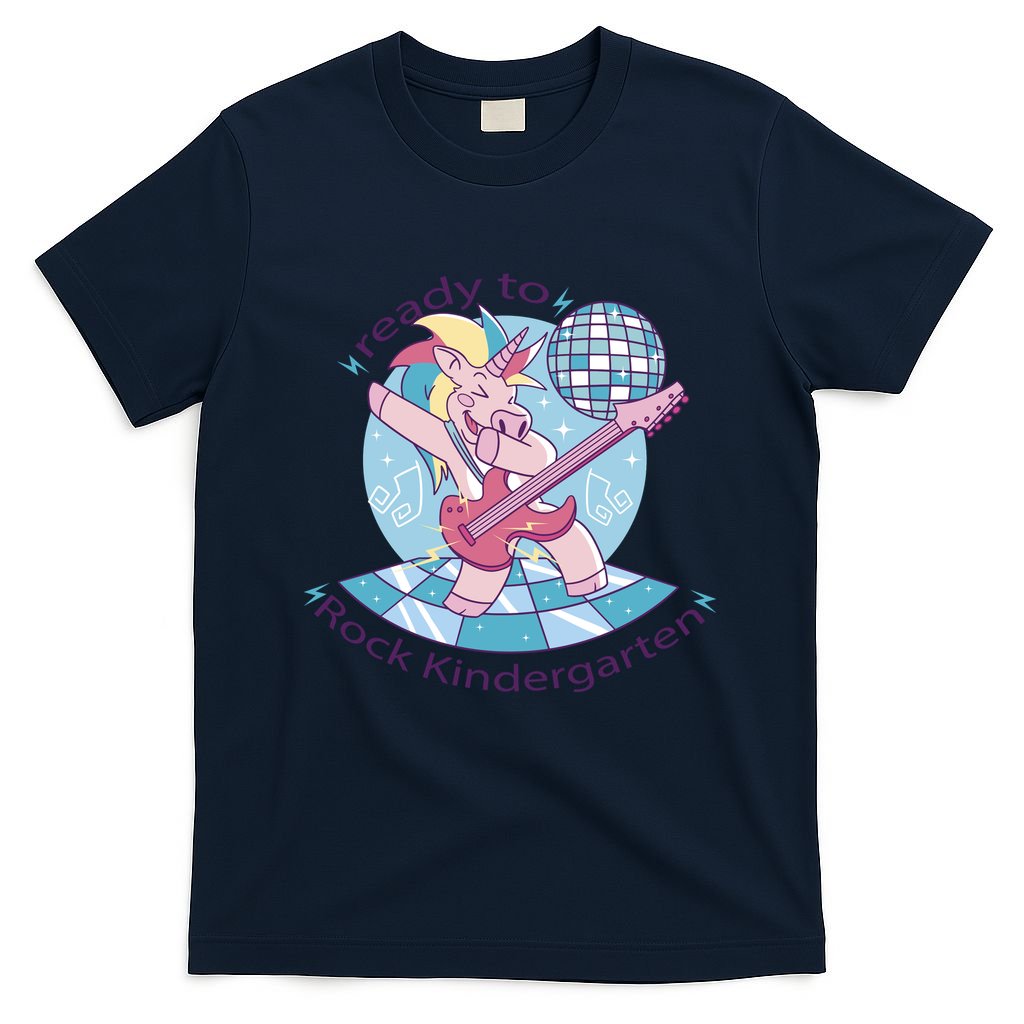 Ready To Rock Kindergarten Unicorn Back To School T-Shirt