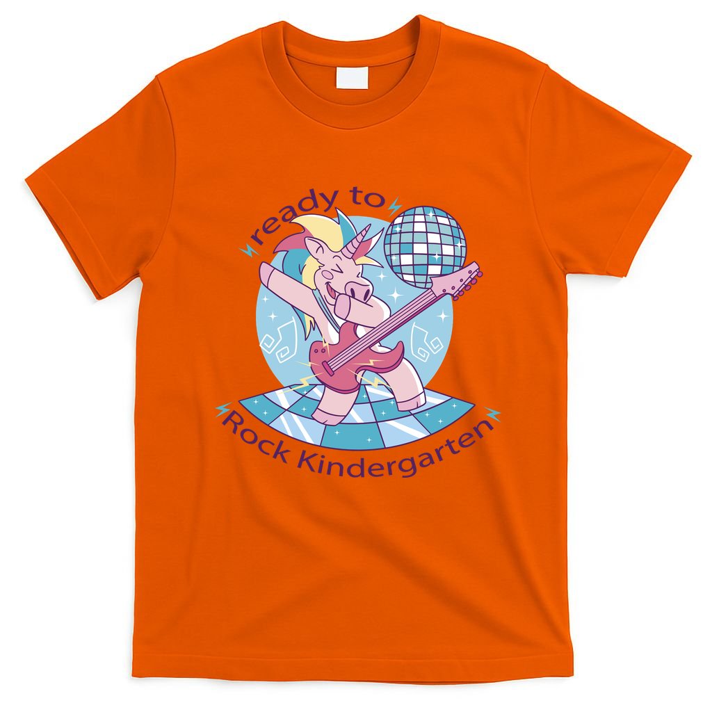 Ready To Rock Kindergarten Unicorn Back To School T-Shirt
