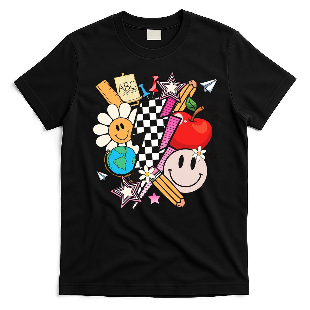 Retro Teacher Sublimation Cute Teacher Back To School Meaningful Gift T-Shirt