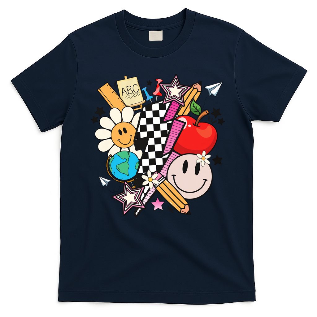 Retro Teacher Sublimation Cute Teacher Back To School Meaningful Gift T-Shirt