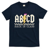 Retro Teacher Tour Abcd Back To School Classic Rock T-Shirt