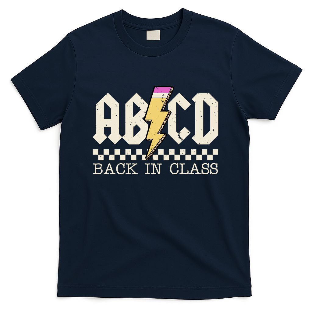 Retro Teacher Tour Abcd Back To School Classic Rock T-Shirt
