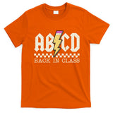 Retro Teacher Tour Abcd Back To School Classic Rock T-Shirt