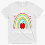 Rock The Test Day 3rd Grade Teacher Third Grade Testing Day T-Shirt