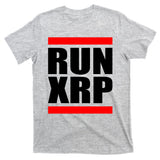 Run XRP Ripple Crypto Currency To the Moon T-Shirt