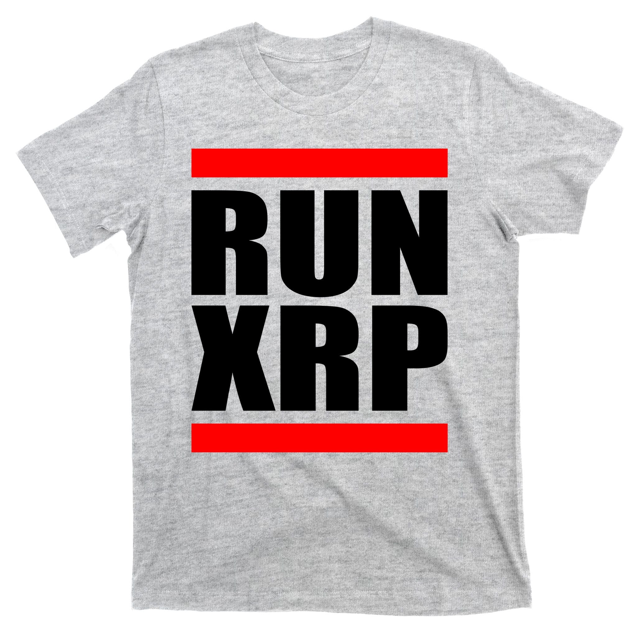 Run XRP Ripple Crypto Currency To the Moon T-Shirt
