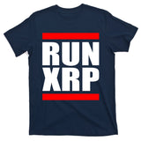Run XRP Ripple Crypto Currency To the Moon T-Shirt