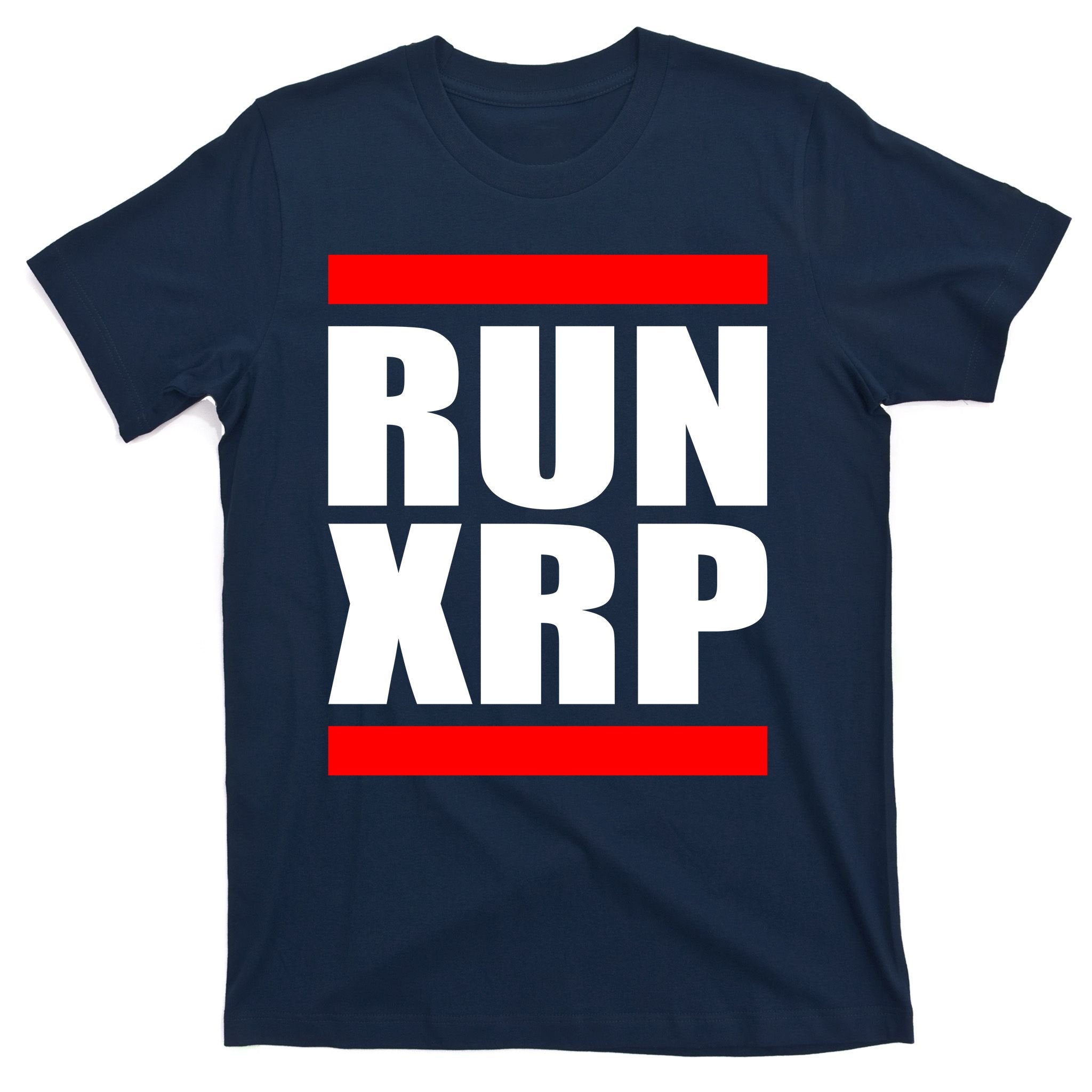 Run XRP Ripple Crypto Currency To the Moon T-Shirt