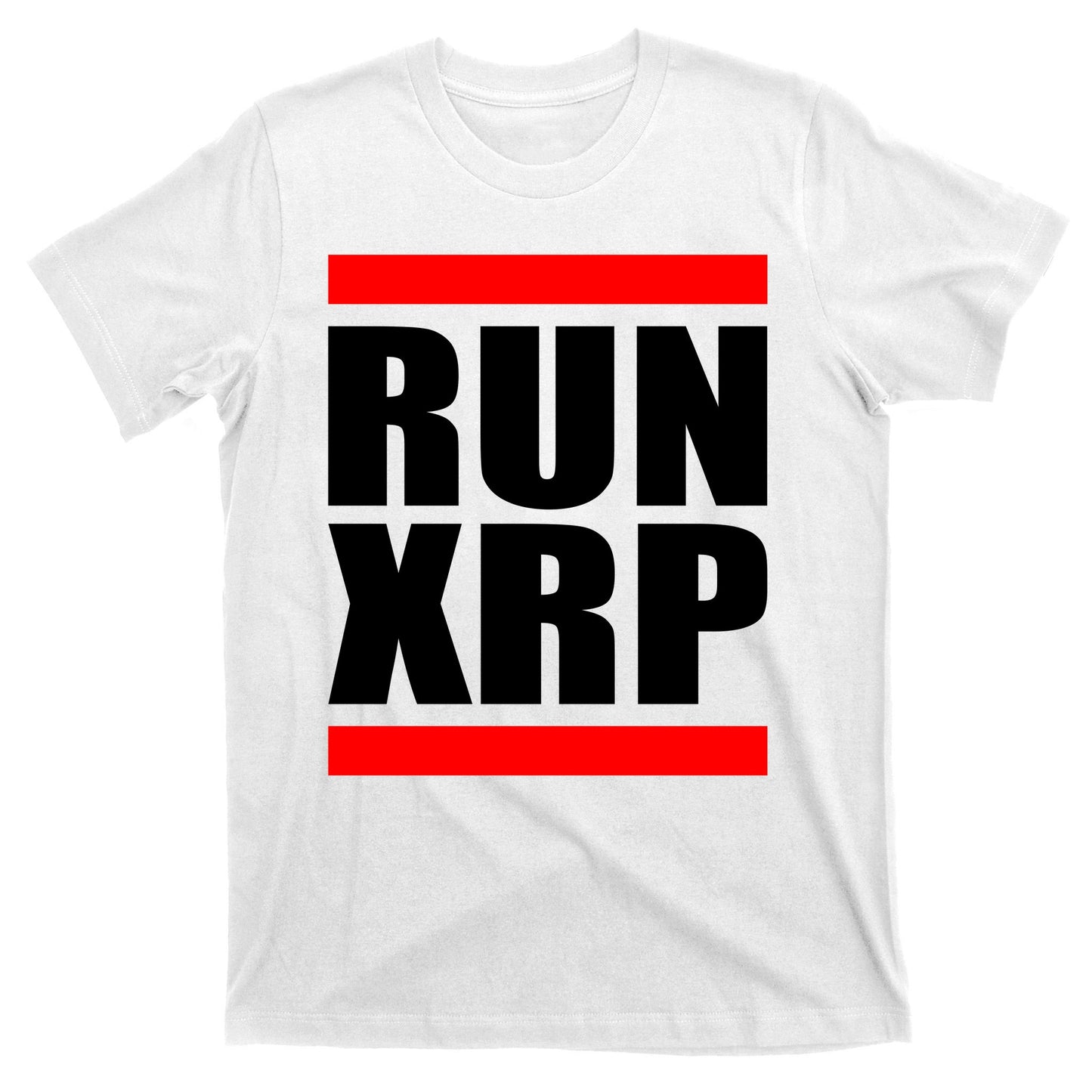 Run XRP Ripple Crypto Currency To the Moon T-Shirt