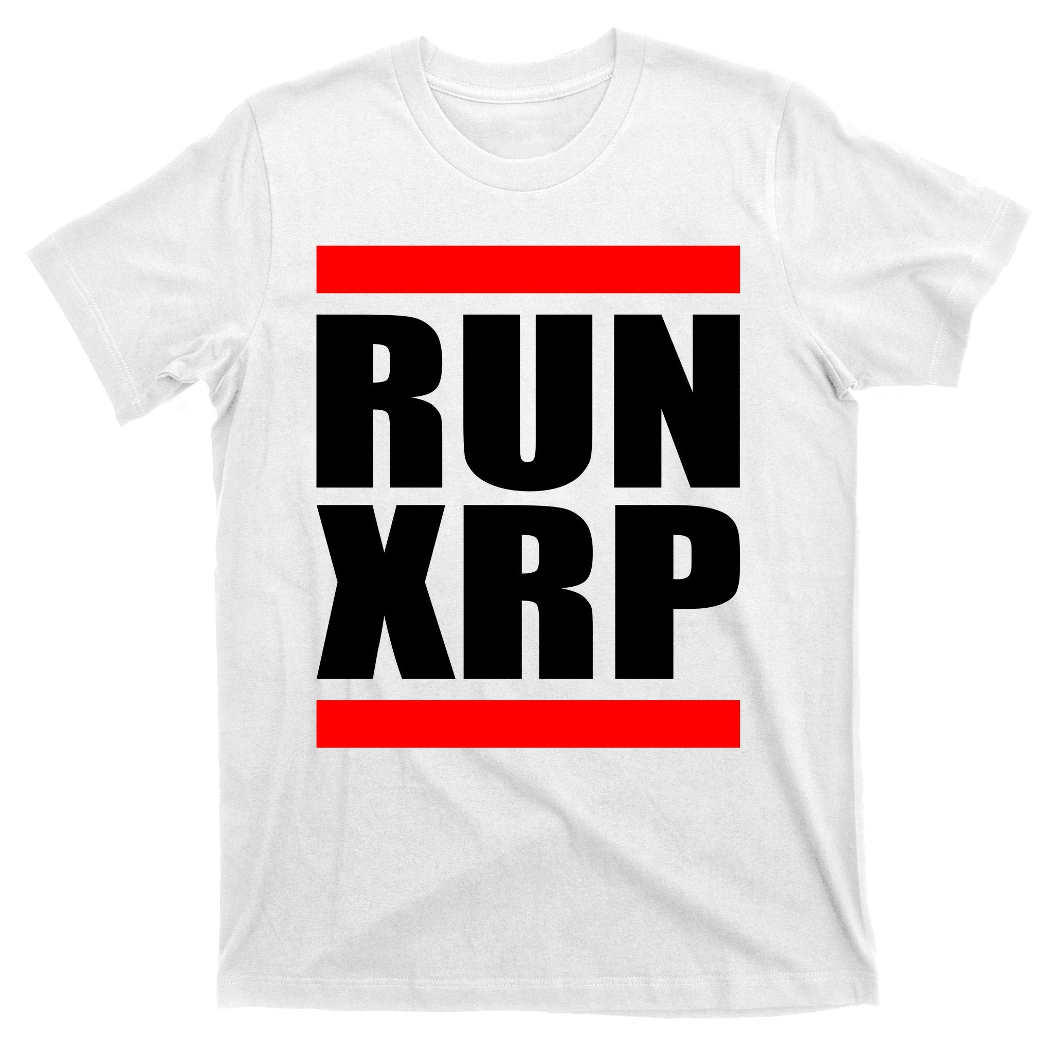Run XRP Ripple Crypto Currency To the Moon T-Shirt